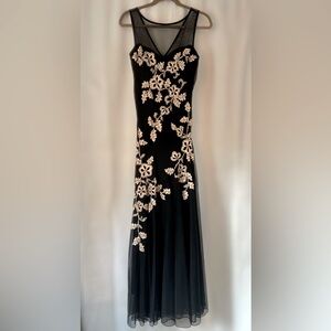 Xscape Embroidered Gown